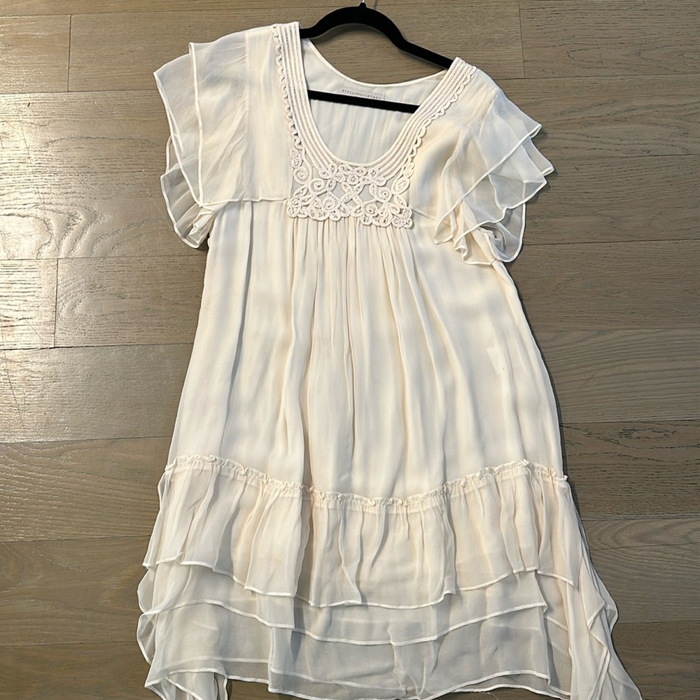 Stella McCartney silk cream dress size IT40 (US4)